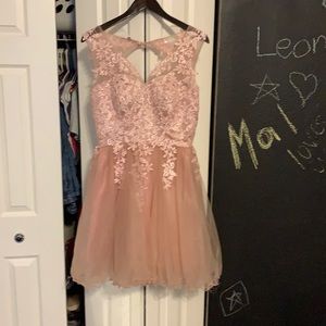 Adorable pink homecoming dress!